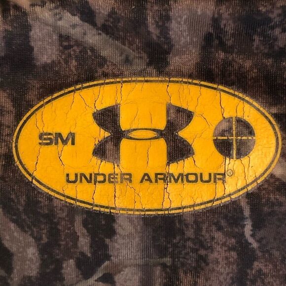 Under Armour Men’s Mossy Oak Camo Short Sleeve Shirt Sz S - Picture 4 of 7